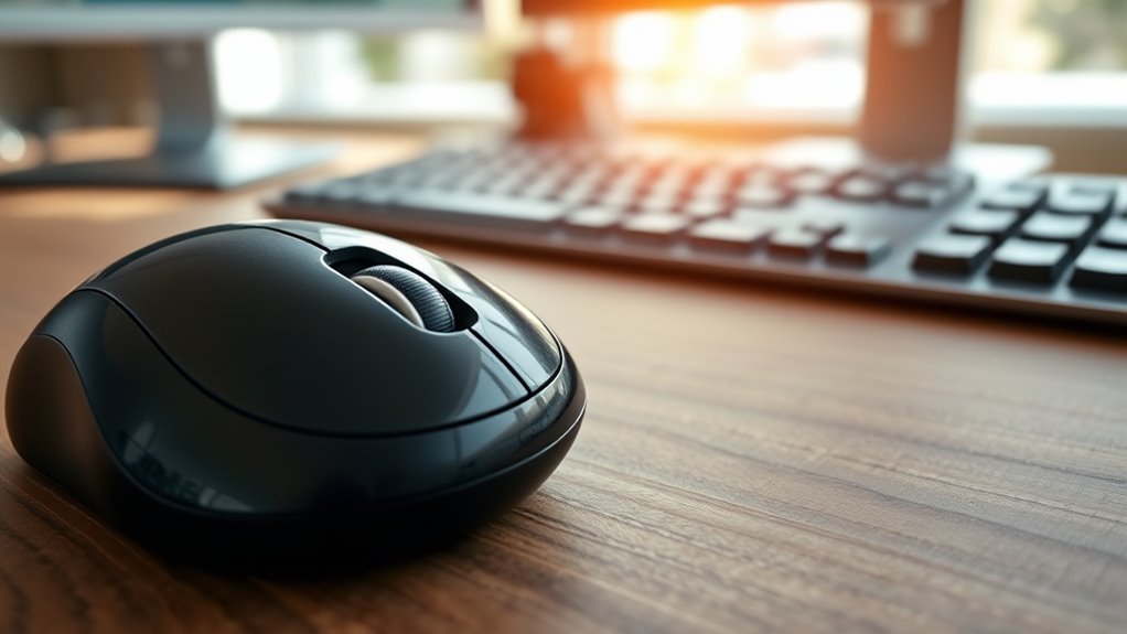 trackball mouse improves ergonomics