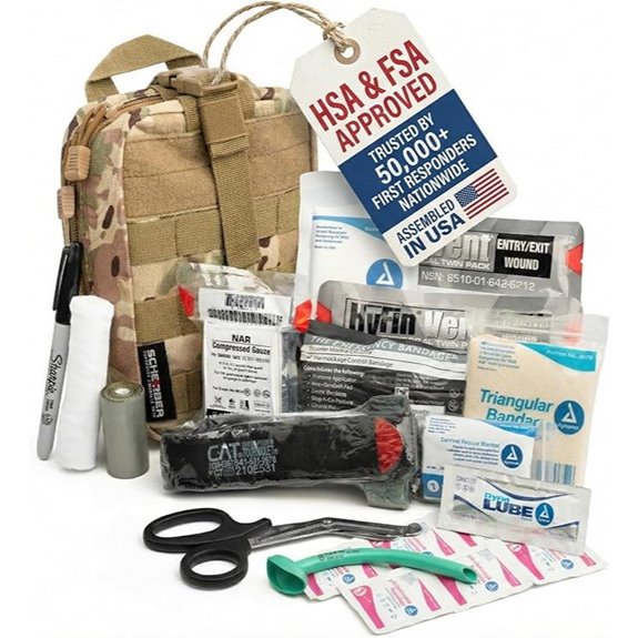 Scherber IFAK Trauma Kit with Tourniquet & Supplies