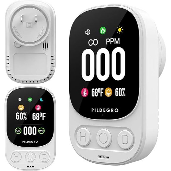 triple function co alarm