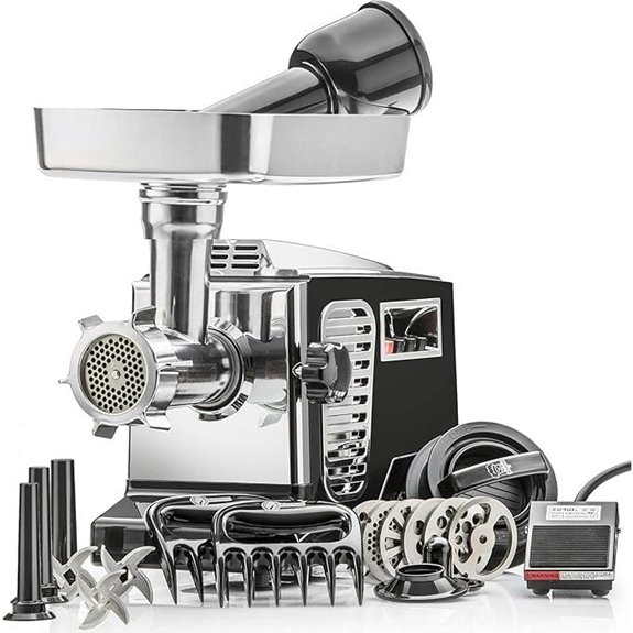 STX TurboForce II 4000 Meat Grinder with Accessories
