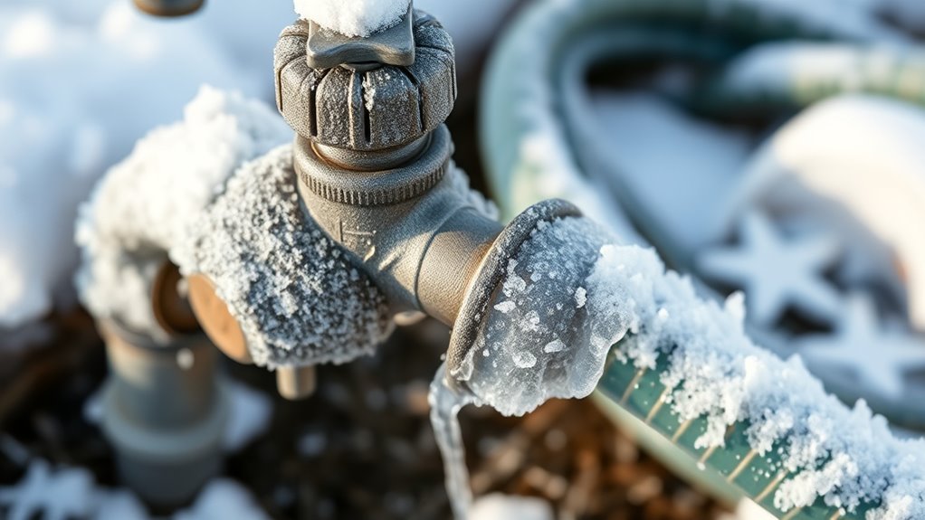 turn off outdoor water supply