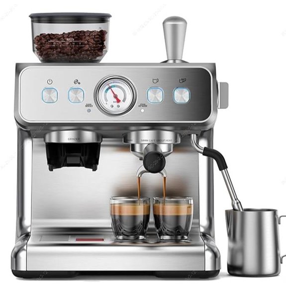 Dual Boiler Espresso Machine with Grinder