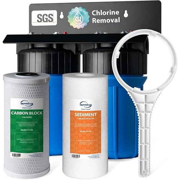iSpring 2-Stage Whole House Water Filtration System