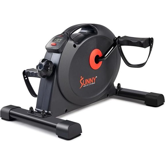 Sunny Health & Fitness Under-Desk Bike with App