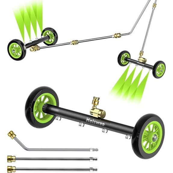 Undercarriage Water Broom Pressure Washer Accessory