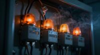 unusual electrical burning odor