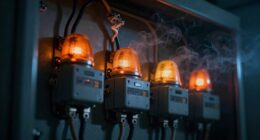 unusual electrical burning odor