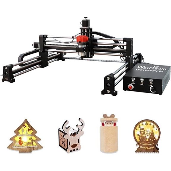 Upgraded 3-Axis CNC Router for Wood and Metal