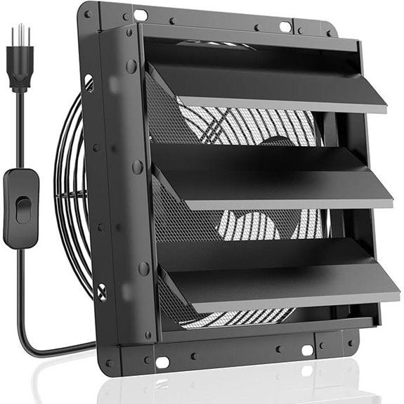 HG Power Upgraded 10 Exhaust Fan with Switch