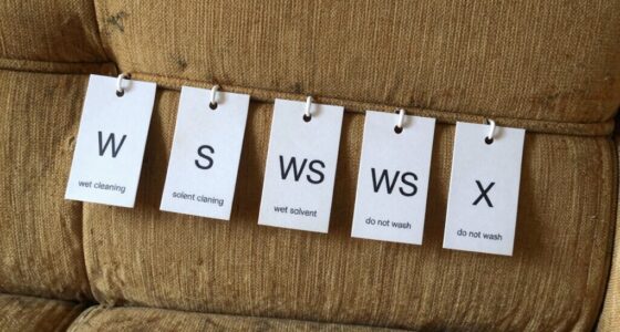 upholstery tag care instructions