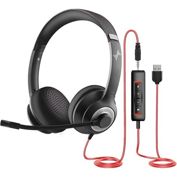 USB Headset with Microphone for PC and Online Calls