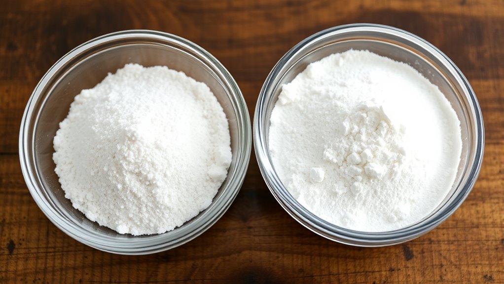 use baking soda with acidic ingredients