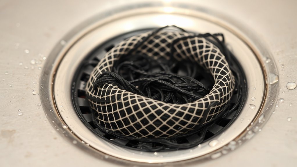 use drain guards properly