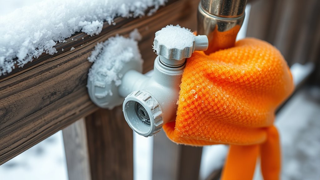 use insulated faucet covers