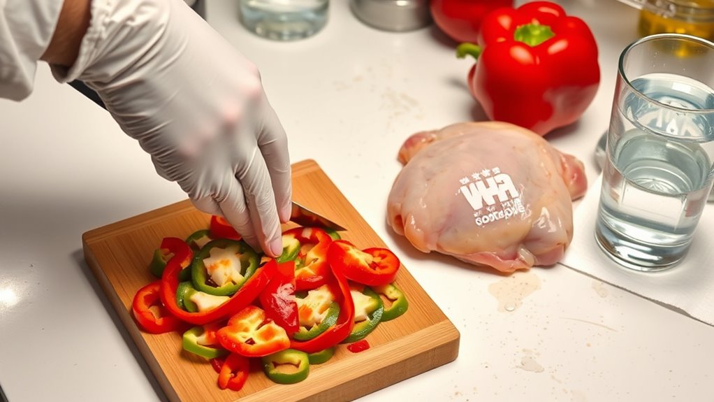 use separate cutting boards