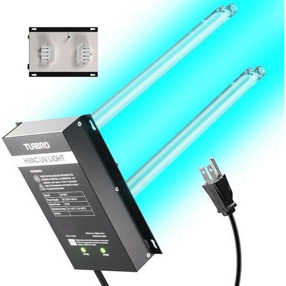 TURBRO 72W UV Sanitizer & Air Purifier for HVAC
