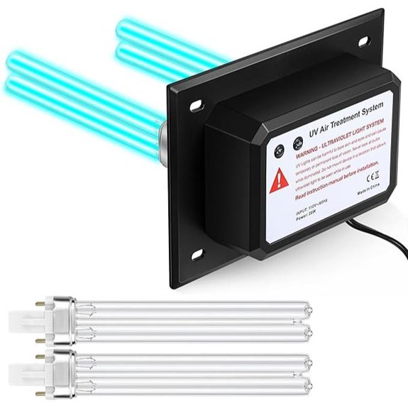 Qualirey 26W HVAC UV Light Air Purifier
