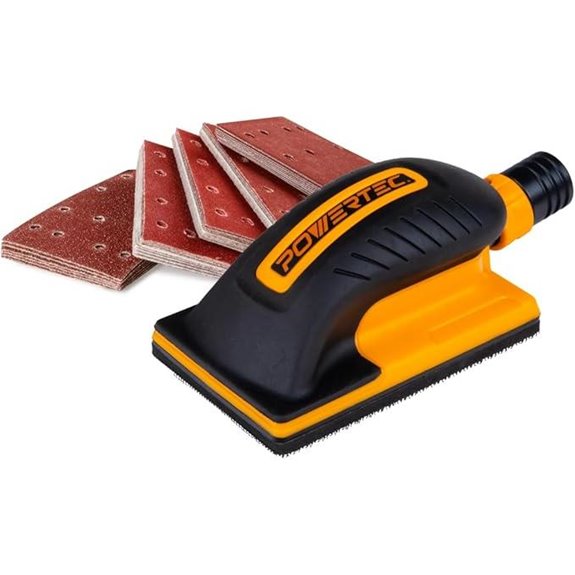 POWERTEC Vacuum Sanding Block Set with Dust Extraction