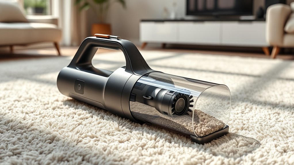 vacuum features for cleaning