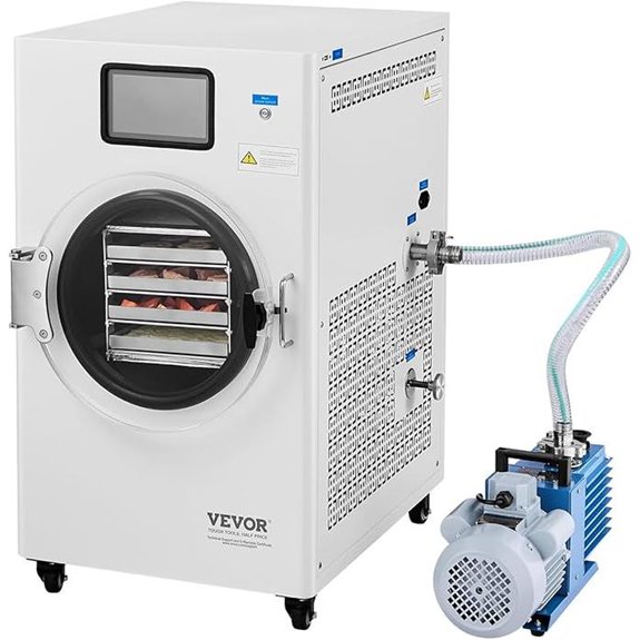 VEVOR Food Vacuum Freeze Dryer with Trays and Controls