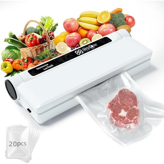 Food Vacuum Sealer Machine with 20 Bags
