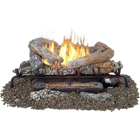 30-in Valley Oak Series Vent Free Gas Log Set 33,000 BTU's