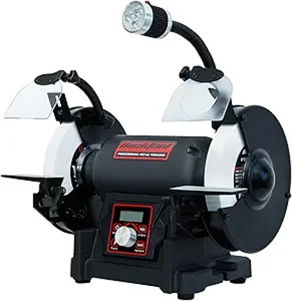 Bucktool 8 VFD Variable Speed Bench Grinder