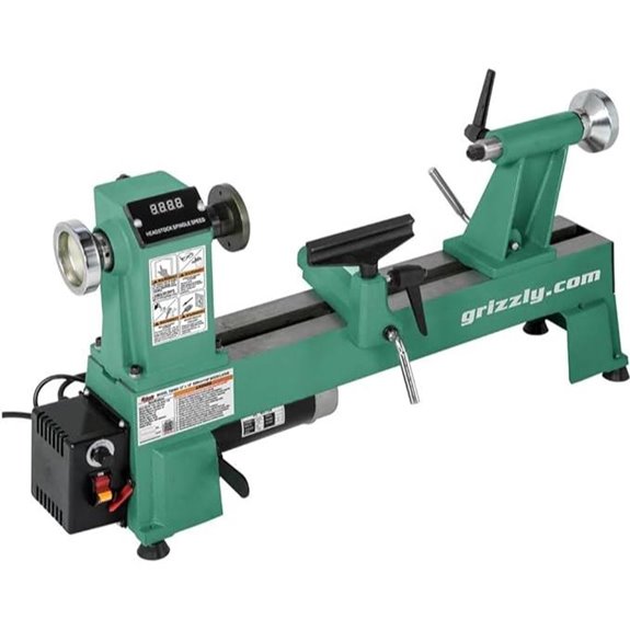 Grizzly Industrial T25920-12 x 18 Variable-Speed Benchtop Wood Lathe