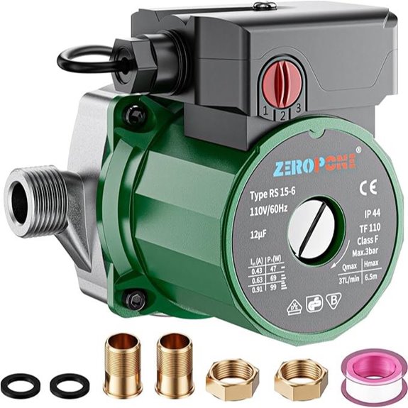 Hot Water Circulating Pump with Speed Control