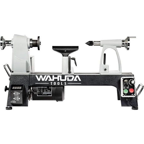 Benchtop 14 Variable Speed Wood Lathe w/induction motor