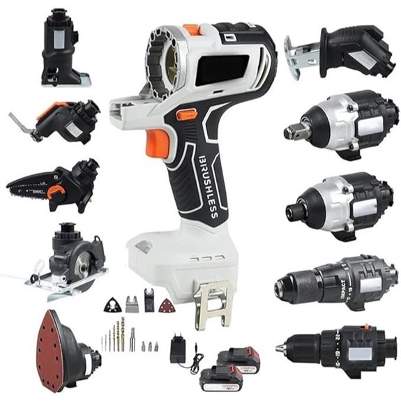 Multi-Functional 10-in-1 Cordless Power Tool Kit