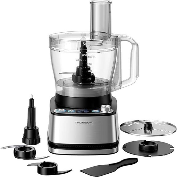 Food Processor with 4 Programs and 12-Cup Capacity