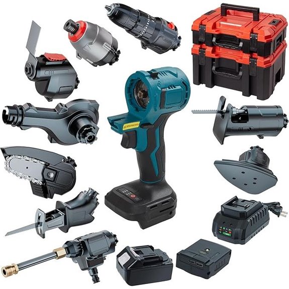 SELFIE CAT 10-in-1 Cordless Power Tool Set