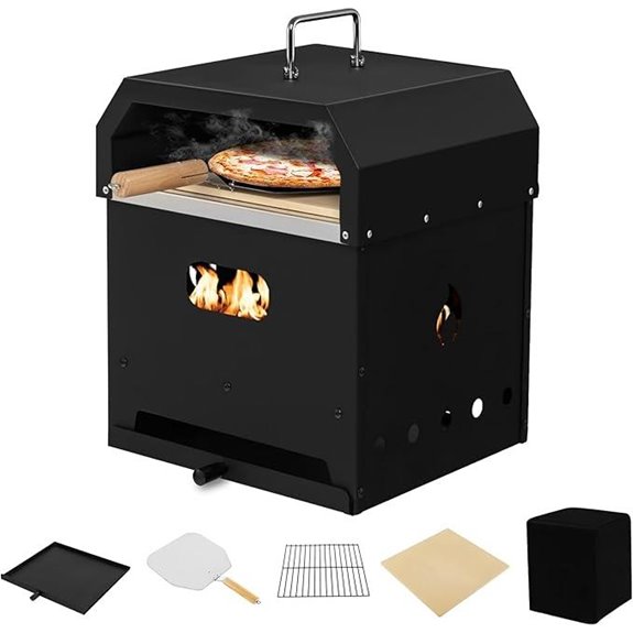 ORALNER 4-in-1 Outdoor Pizza Oven & Grill