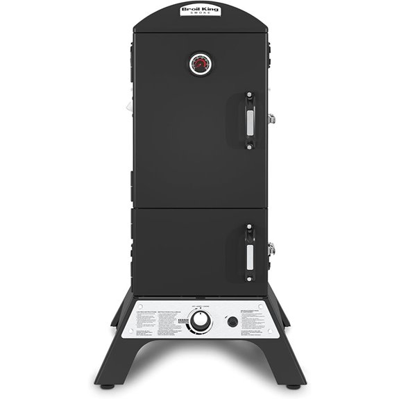 Broil King 923617 Vertical Natural Gas Cabinet Smoker Black