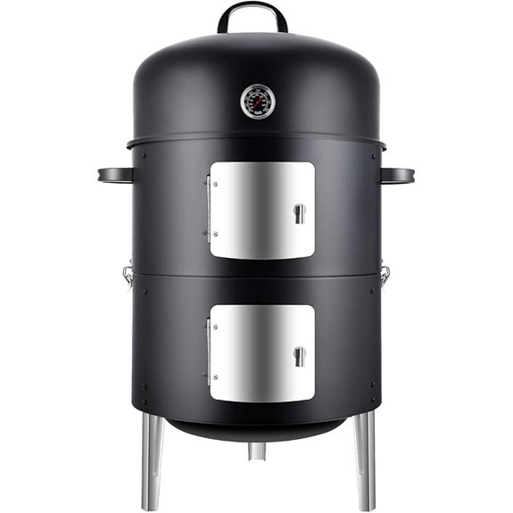 Realcook Vertical 17 Steel Charcoal Smoker
