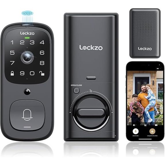 Smart Lock with Video Doorbell and App Control