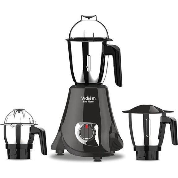 Vidiem Eva Nero Mixer Grinder 650 watts - 110V