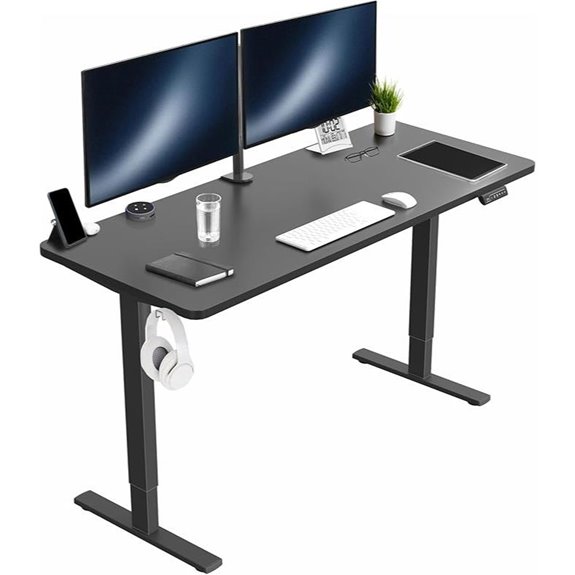 VIVO Electric Standing Desk 60x24 Memory Adjustment