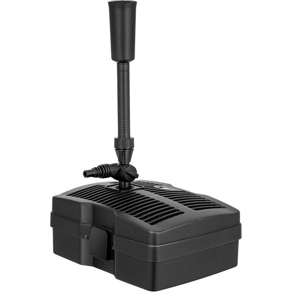 VIVOHOME 530 GPH Pond Filter Pump with Sterilizer