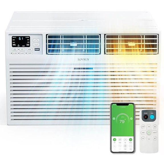 ROVSUN 12000 BTU Wall AC & Heater with App