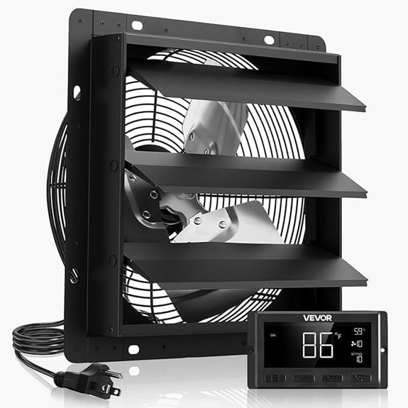 VEVOR 10 Wall Mount Exhaust Fan with Controls