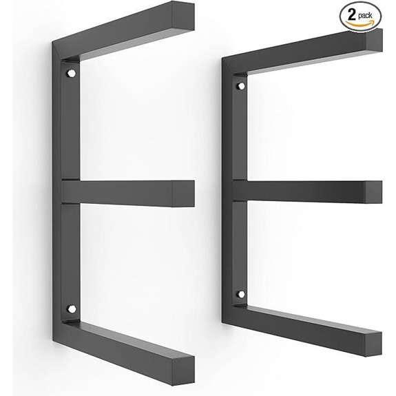 Ultrawall Wall Mount Lumber Storage Racks (2 Pack)