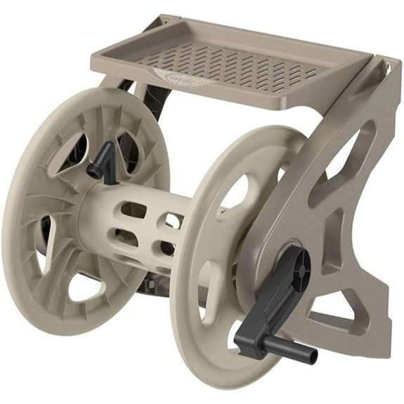 Suncast Wall-Mounted Retractable Garden Hose Reel