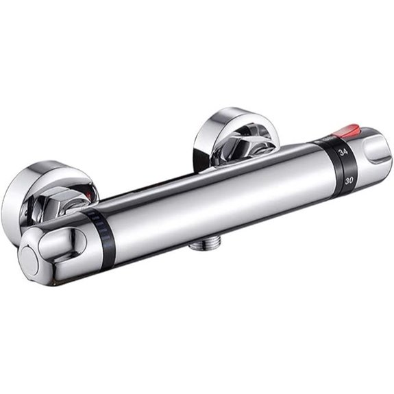 Thermostatic Shower Mixer Wall Mount Faucet
