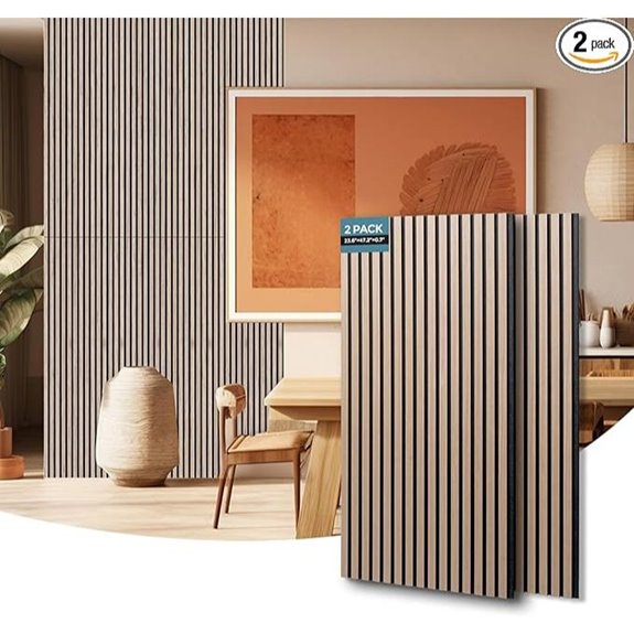 AKUMAX Walnut Soundproof Wall and Ceiling Panels