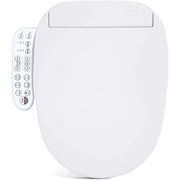Electric Bidet Toilet Seat with Warm Water & Features