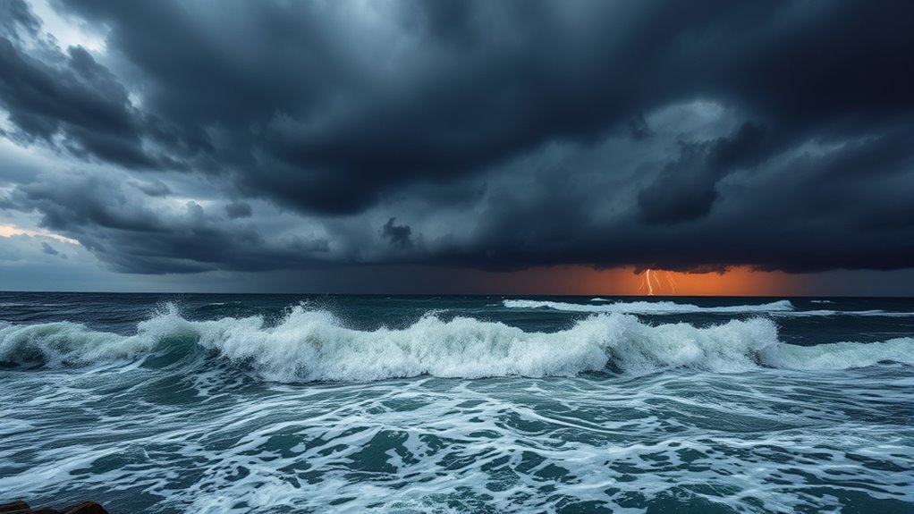 warm water fuels storm development