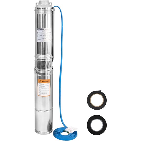 WASSERMANN 4 Submersible Well Pump 1/2HP