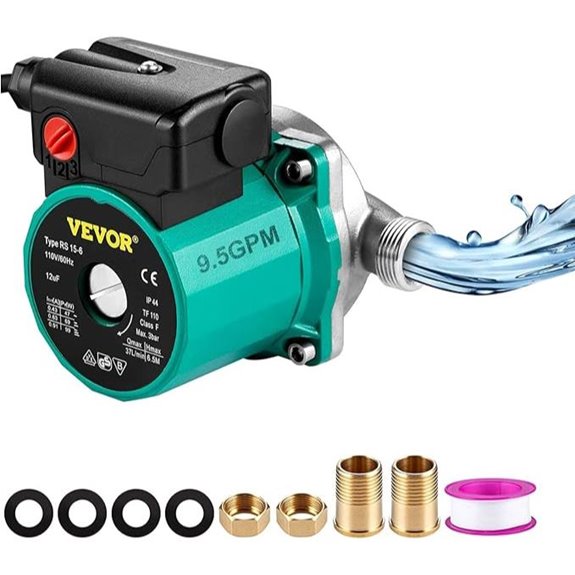 VEVOR Water Recirculating Pump with 3-Speed Control